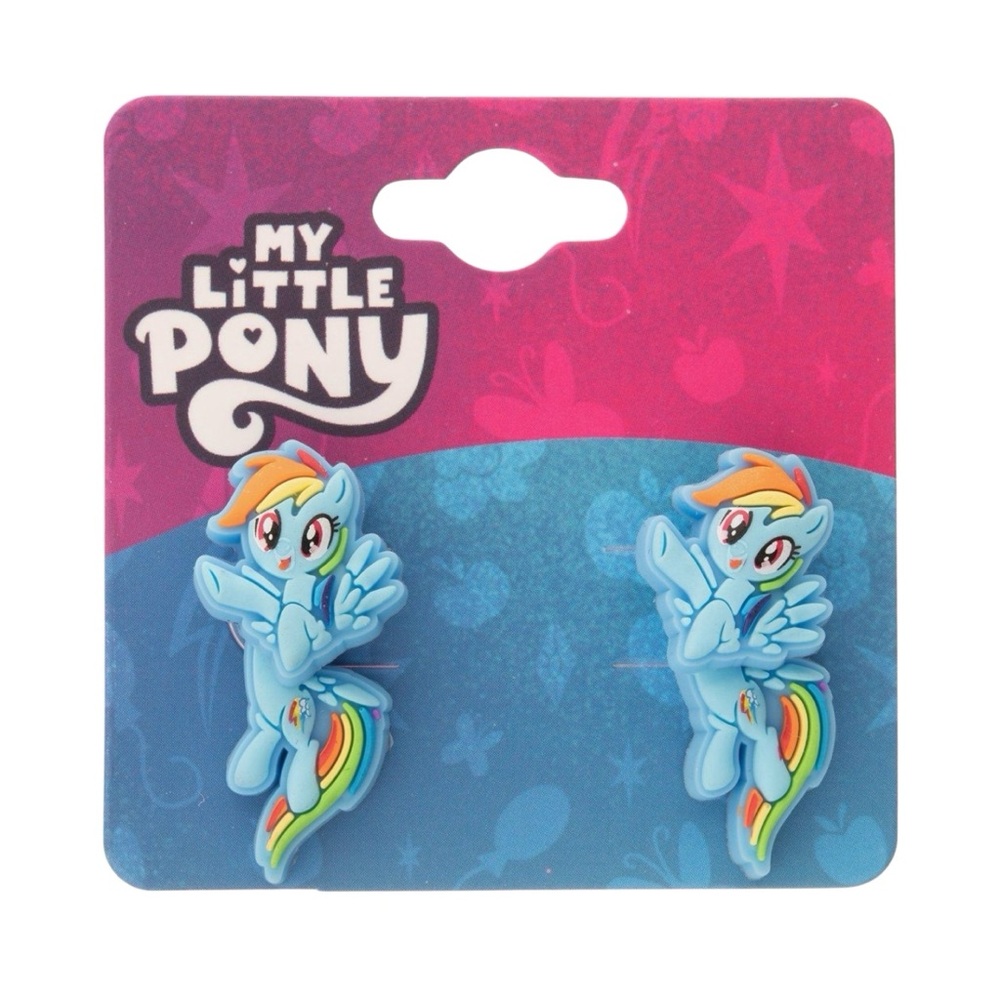 NEW Hasbro My Little Pony Rainbow Dash Earrings